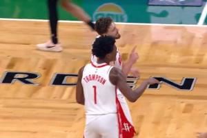 我的三双啊😂申京拿到第9个助攻后边说边下场:我还需要1个助攻